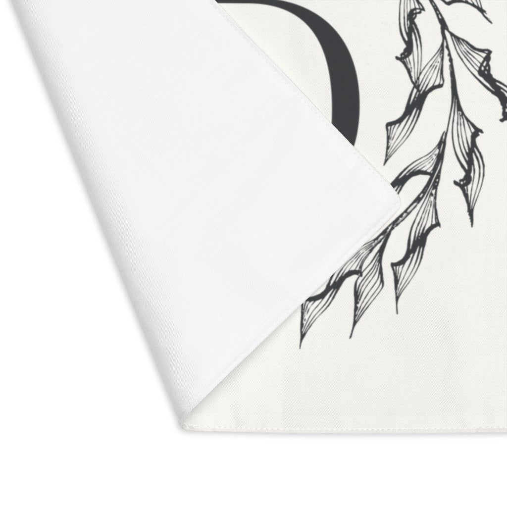 Lifestyle Details - Circular Branches Table Placemat - D  - Flipped