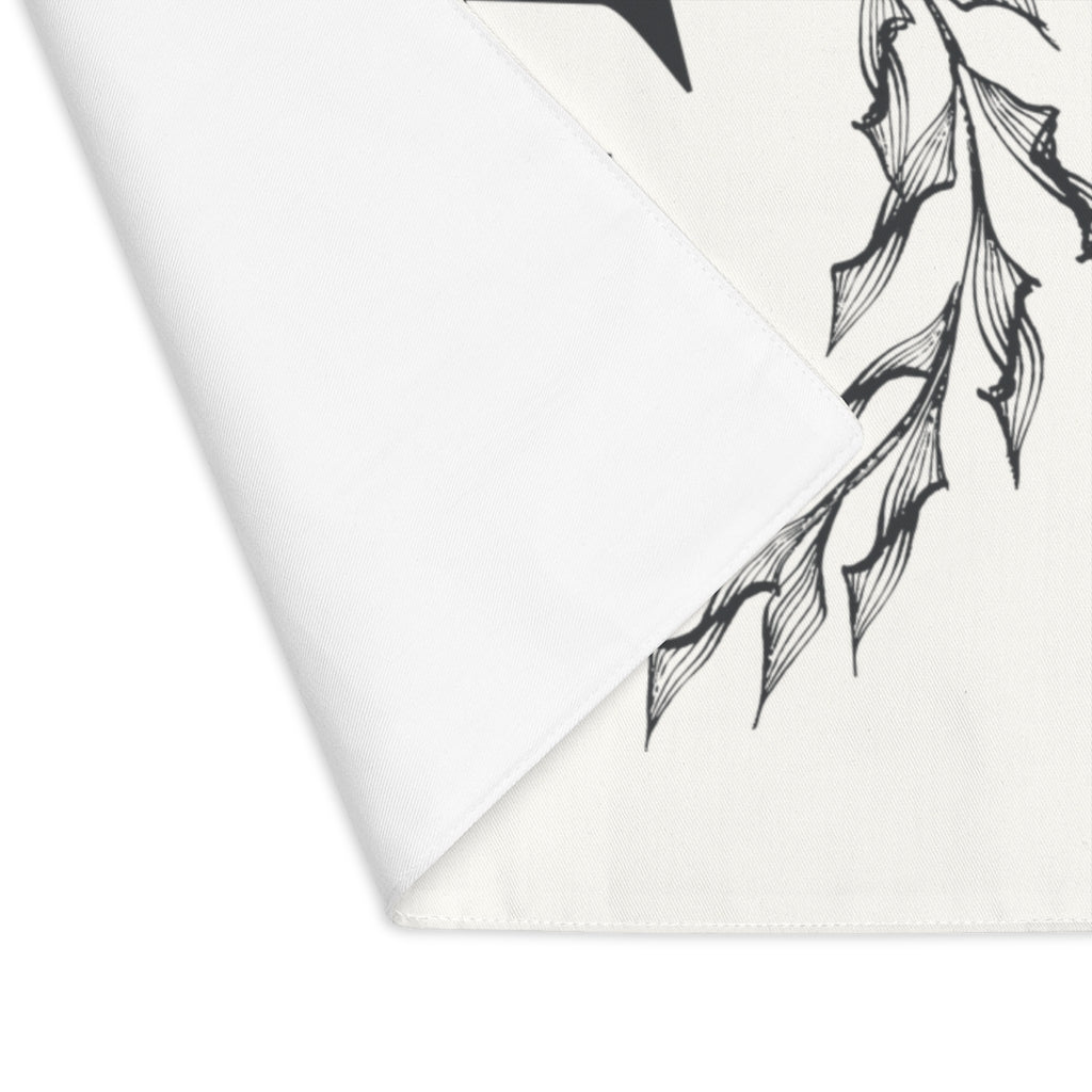 Lifestyle Details - Circular Branches Table Placemat - E  - Front View