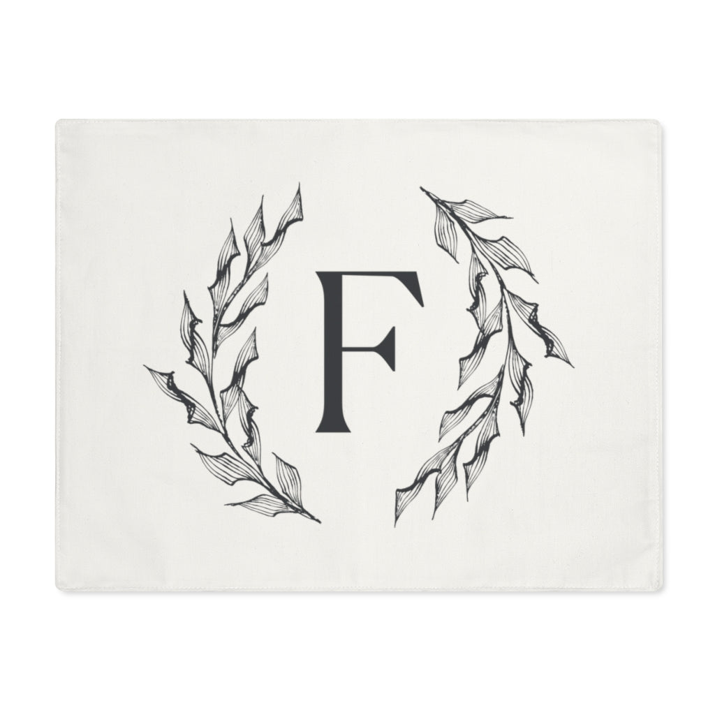 Lifestyle Details - Circular Branches Table Placemat - F  - Front View