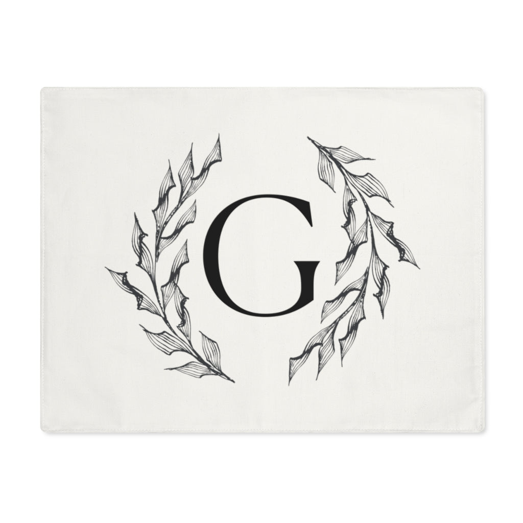 Lifestyle Details - Circular Branches Table Placemat - G  - Front View