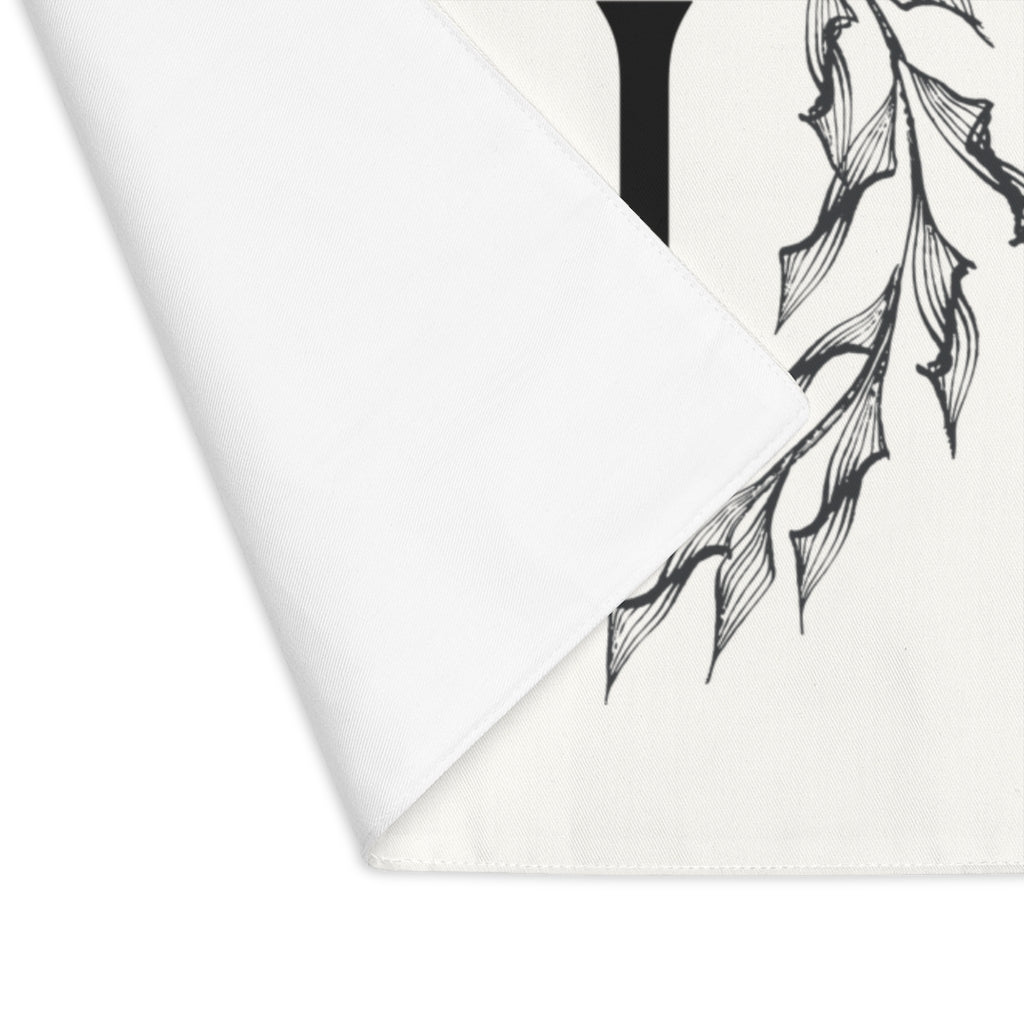 Lifestyle Details - Circular Branches Table Placemat - H  - Flipped