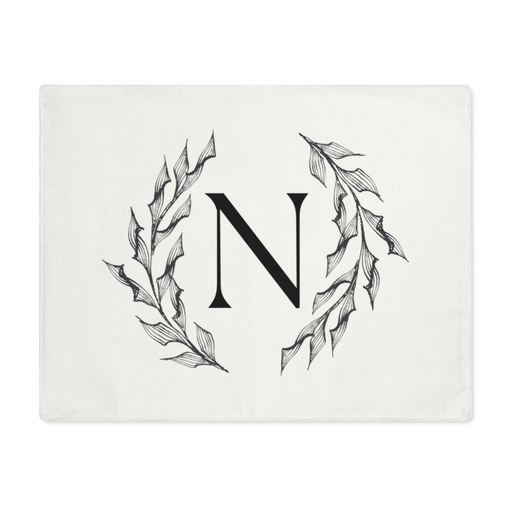 Lifestyle Details - Circular Branches Table Placemat - N  - Front View