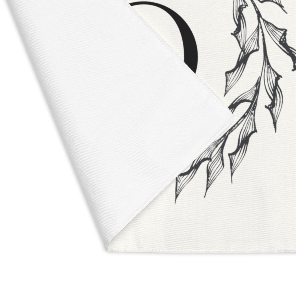 Lifestyle Details - Circular Branches Table Placemat - Q  - Flipped