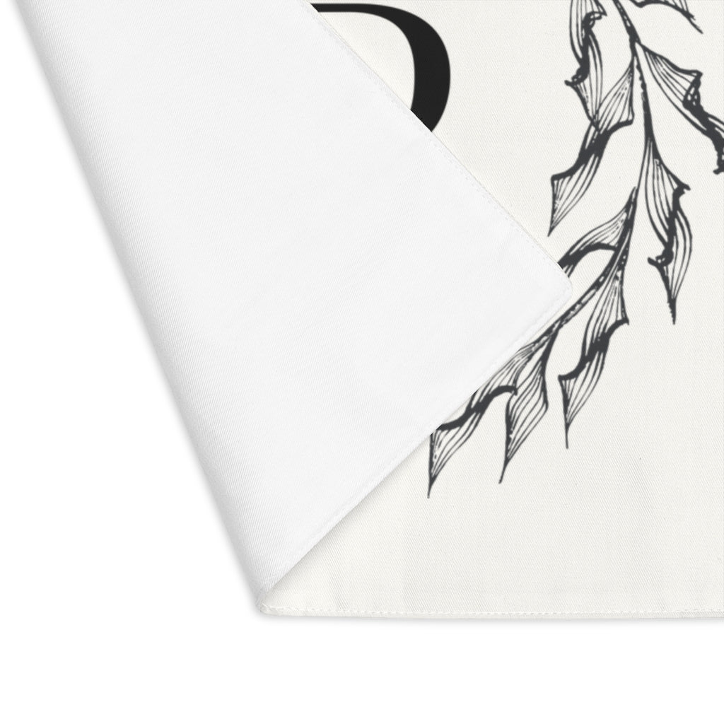 Lifestyle Details - Circular Branches Table Placemat - R  - Flipped