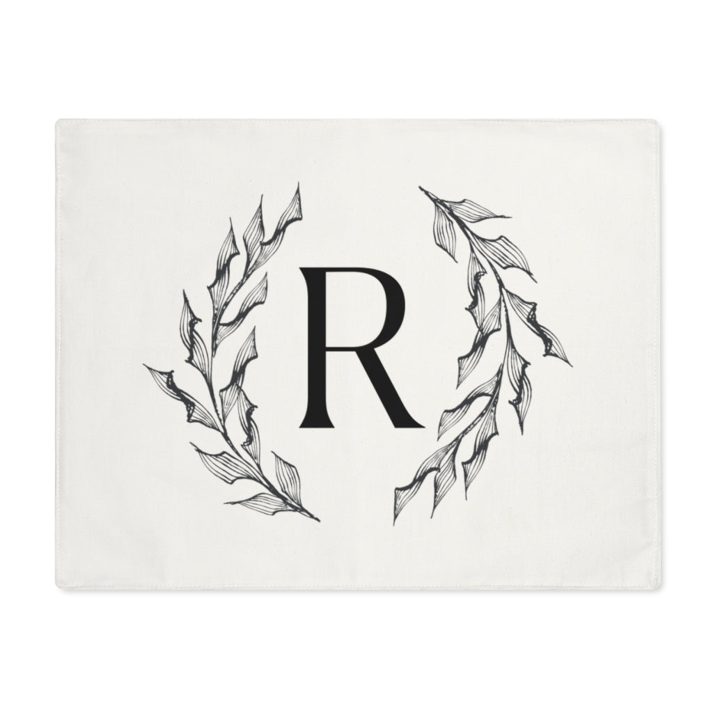 Lifestyle Details - Circular Branches Table Placemat - R  - Front View