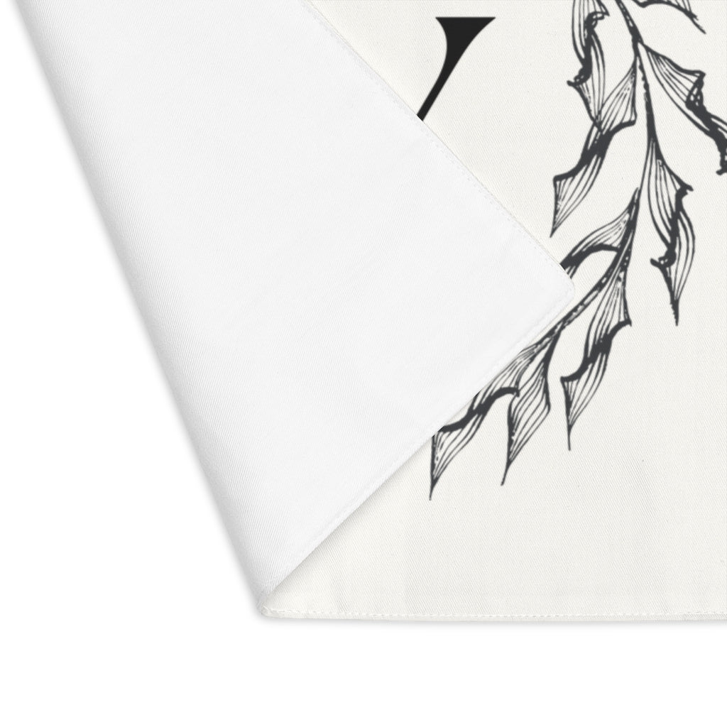 Lifestyle Details - Circular Branches Table Placemat - Y  - Front View