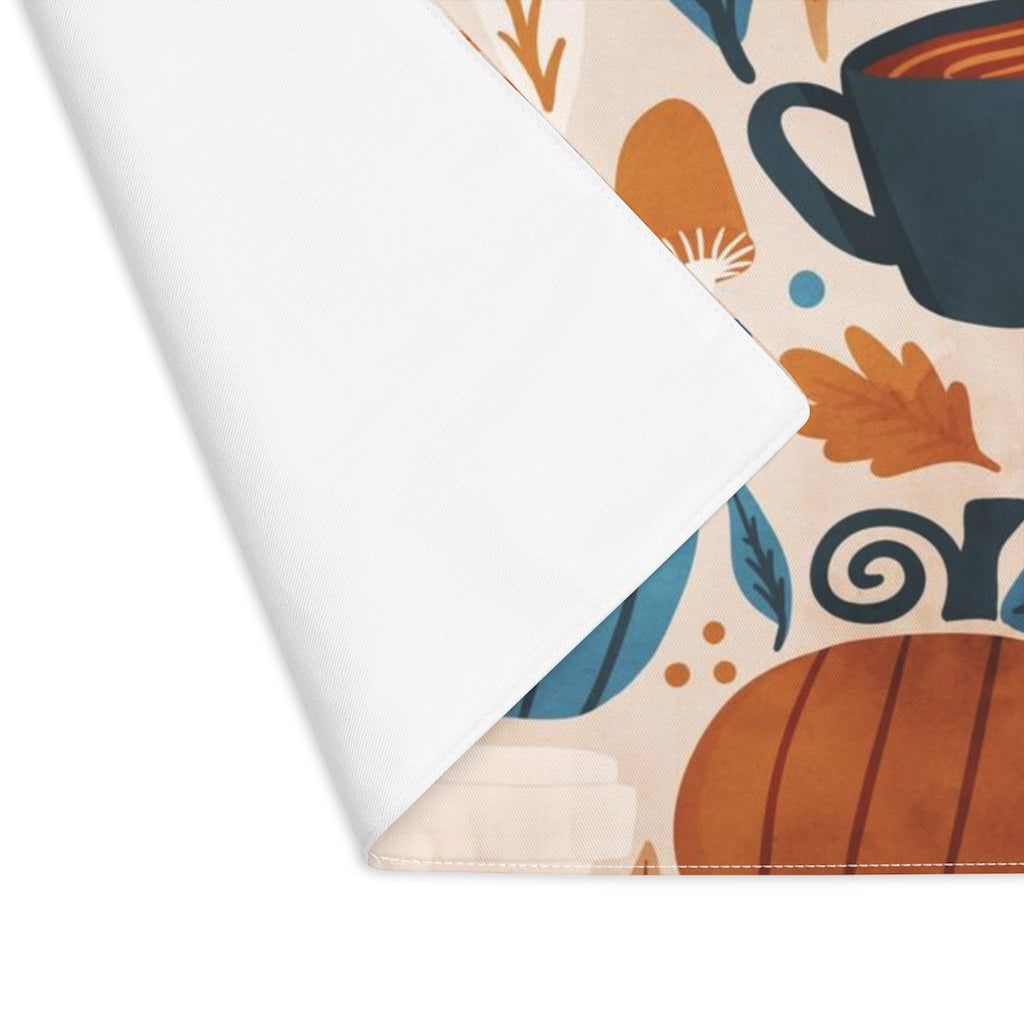 Lifestyle Details - Colorful Autumn Decor Table Placemat - Front View