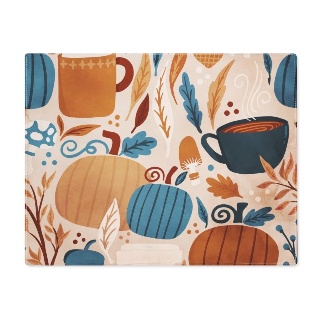 Lifestyle Details - Colorful Autumn Decor Table Placemat - Front View
