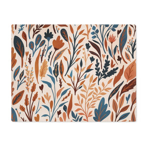 Lifestyle Details - Colorful Autumn Leaves Table Placemat - Front View