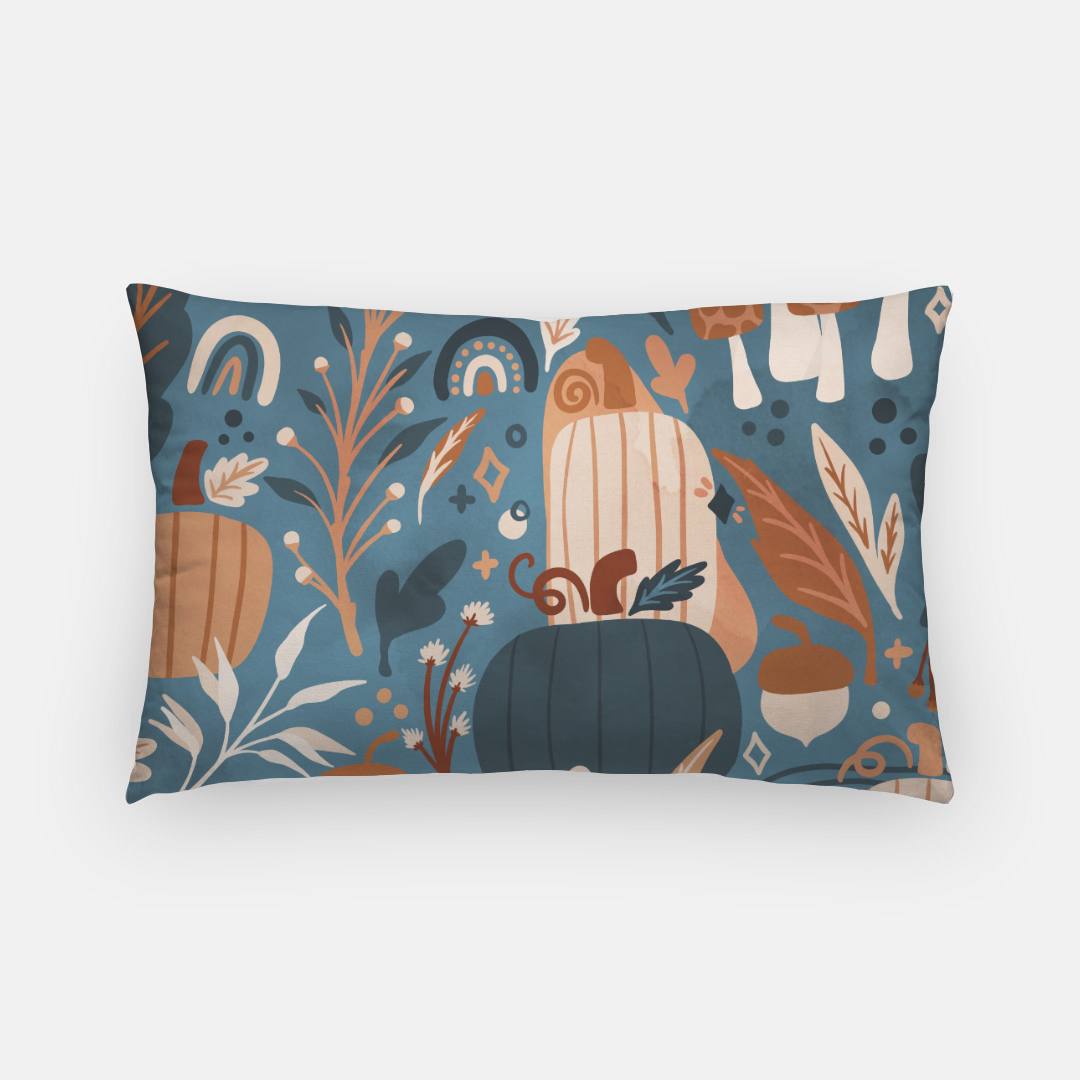 Lifestyle Details - Colorful Autumn Lumbar Pillowcase - Nature