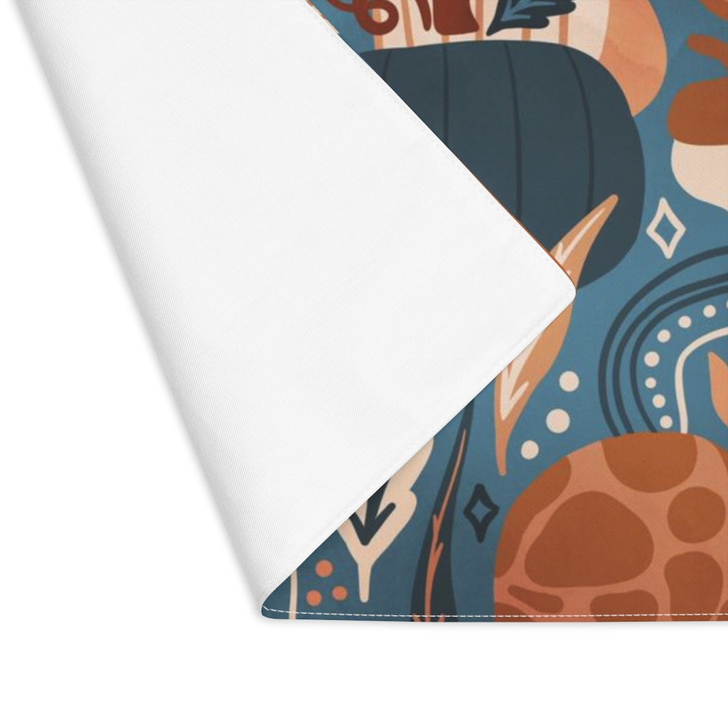 Lifestyle Details - Colorful Autumn Nature Table Placemat - Flipped