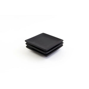 Lifestyle Details - Condiment Square Mini Plates in Basalt - Set of 3
