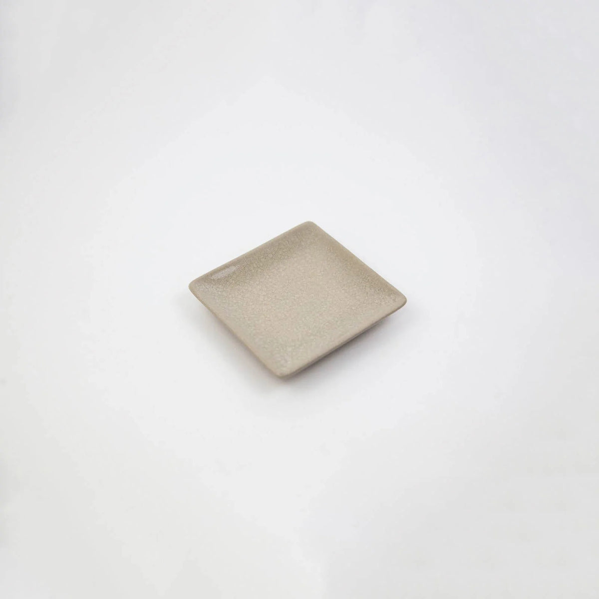 Lifestyle Details - Condiment Square Mini Plates in Muslin - Set of 1