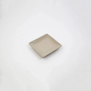 Lifestyle Details - Condiment Square Mini Plates in Muslin - Set of 1