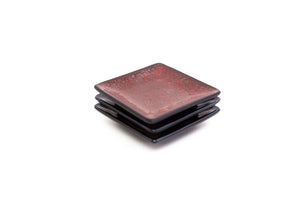 Lifestyle Details - Condiment Square Mini Plates in Saffron - Set of 3