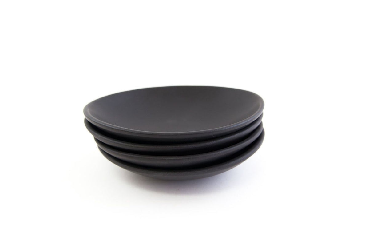Lifestyle Details - Dadasi Dessert Plate in Basalt - Set of 4