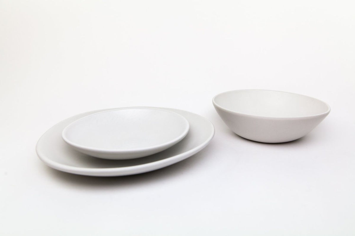 Lifestyle Details - Dadasi Stoneware Dinner Set in Chalk