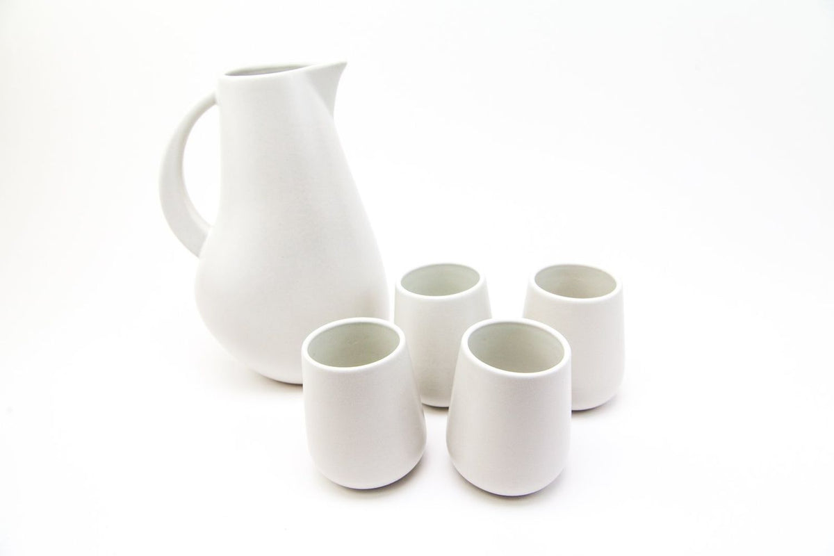 Lifestyle Details - Drinking Cups Set in Chalk & Chalk