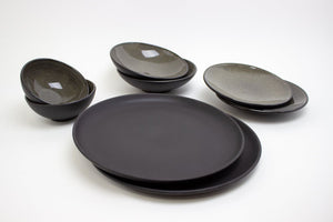 Lifestyle Details - Full Stoneware Dinner Set in Dusk - Set of 2
