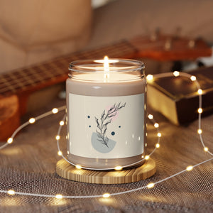 Lifestyle Details - Half Moon Branch Scented Soy Wax Candle - In Use