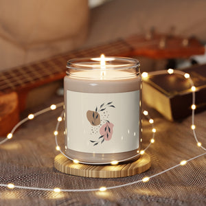 Lifestyle Details - Infinity Leaves Scented Soy Wax Candle - In Use