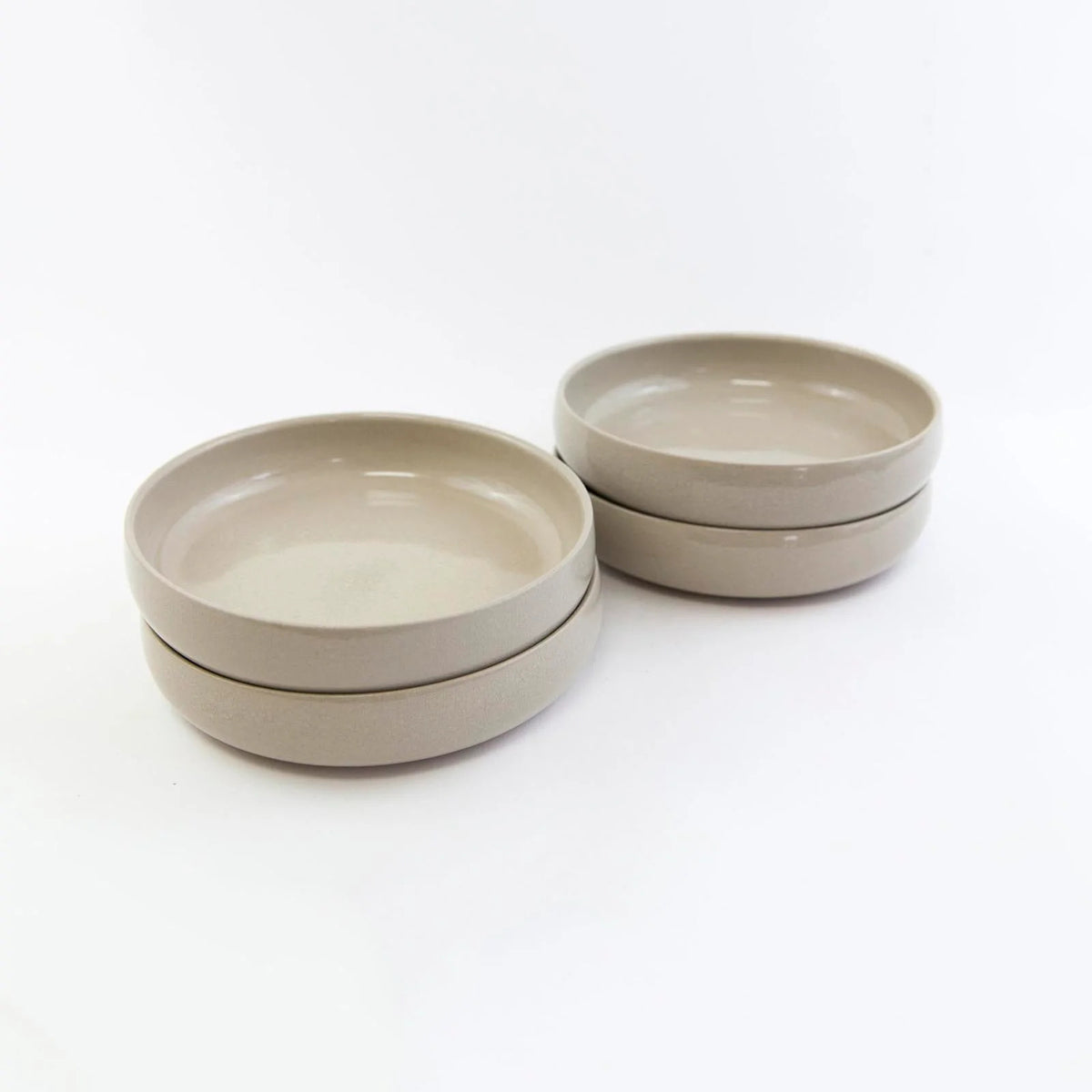 Lifestyle Details - La Marsa Salad Plate in Muslin - Set of 4