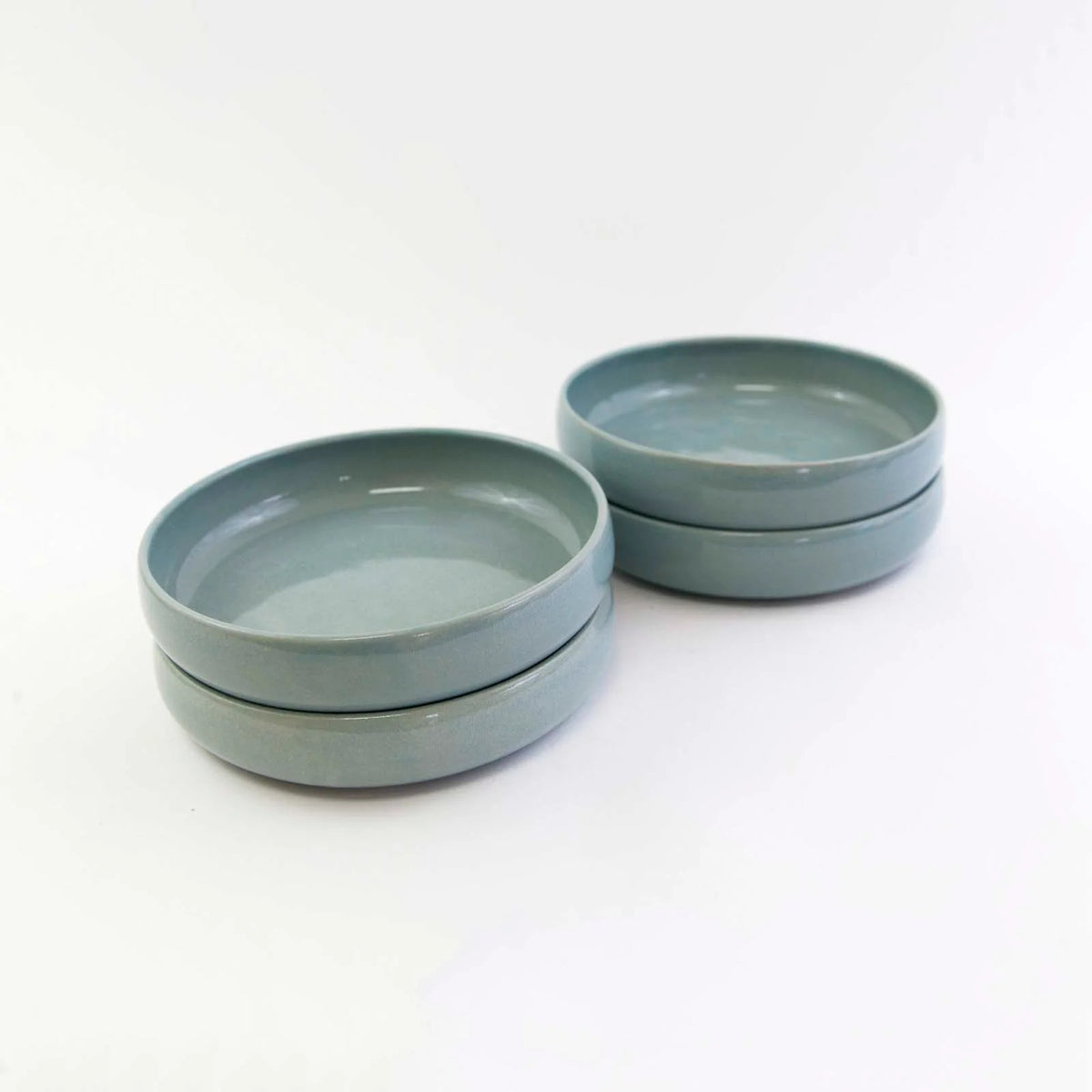 Lifestyle Details - La Marsa Salad Plate in Pale Jade - Set of 4