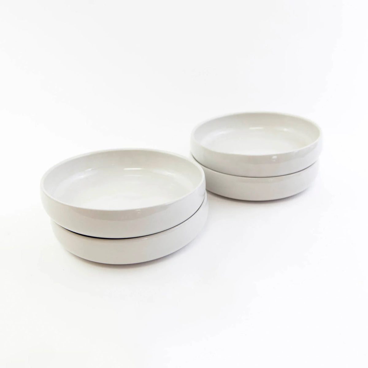 Lifestyle Details - La Marsa Salad Plate in Pearl - Set of 4