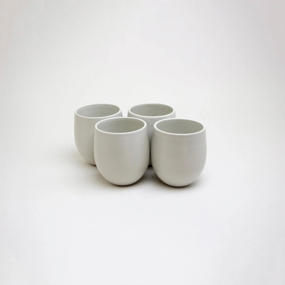 Lifestyle Details - Large Goblet Stemless Wine Glasses in Chalk - Set of 4