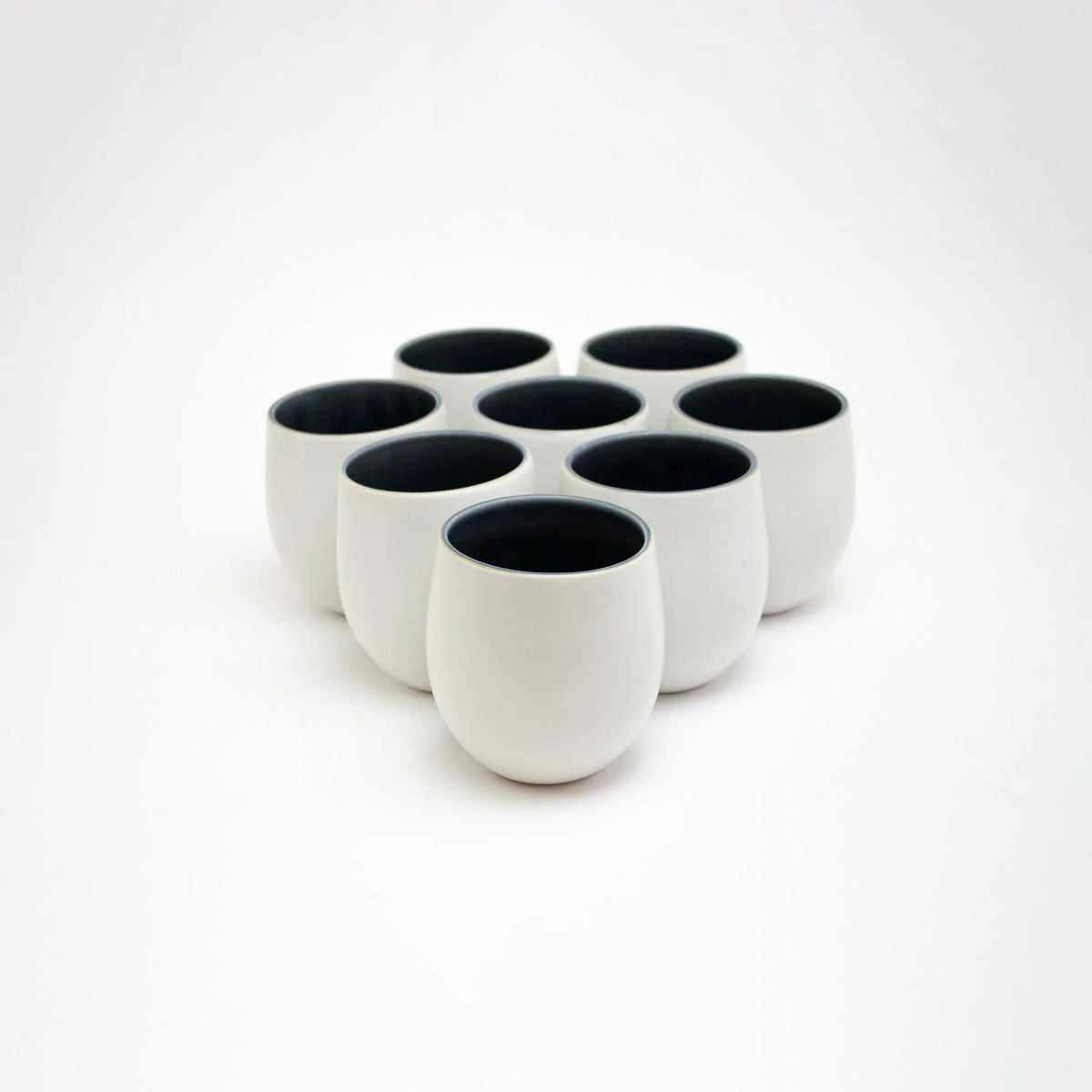 Lifestyle Details - Large Goblet Stemless Wine Glasses in Cove - Set of 8