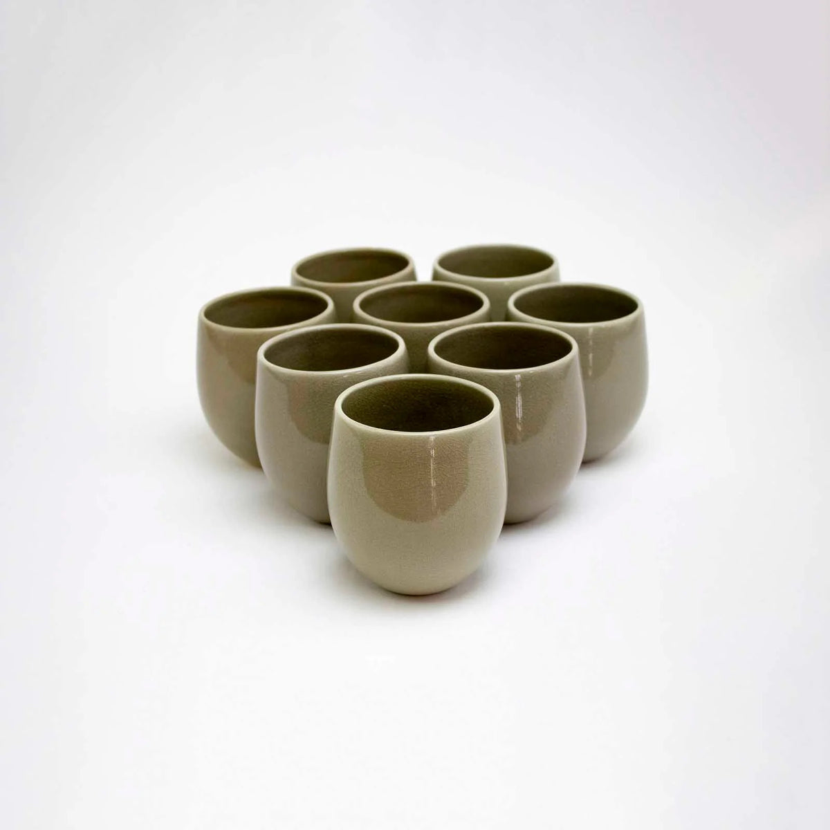 Lifestyle Details - Large Goblet Stemless Wine Glasses in Desert - Set of 8