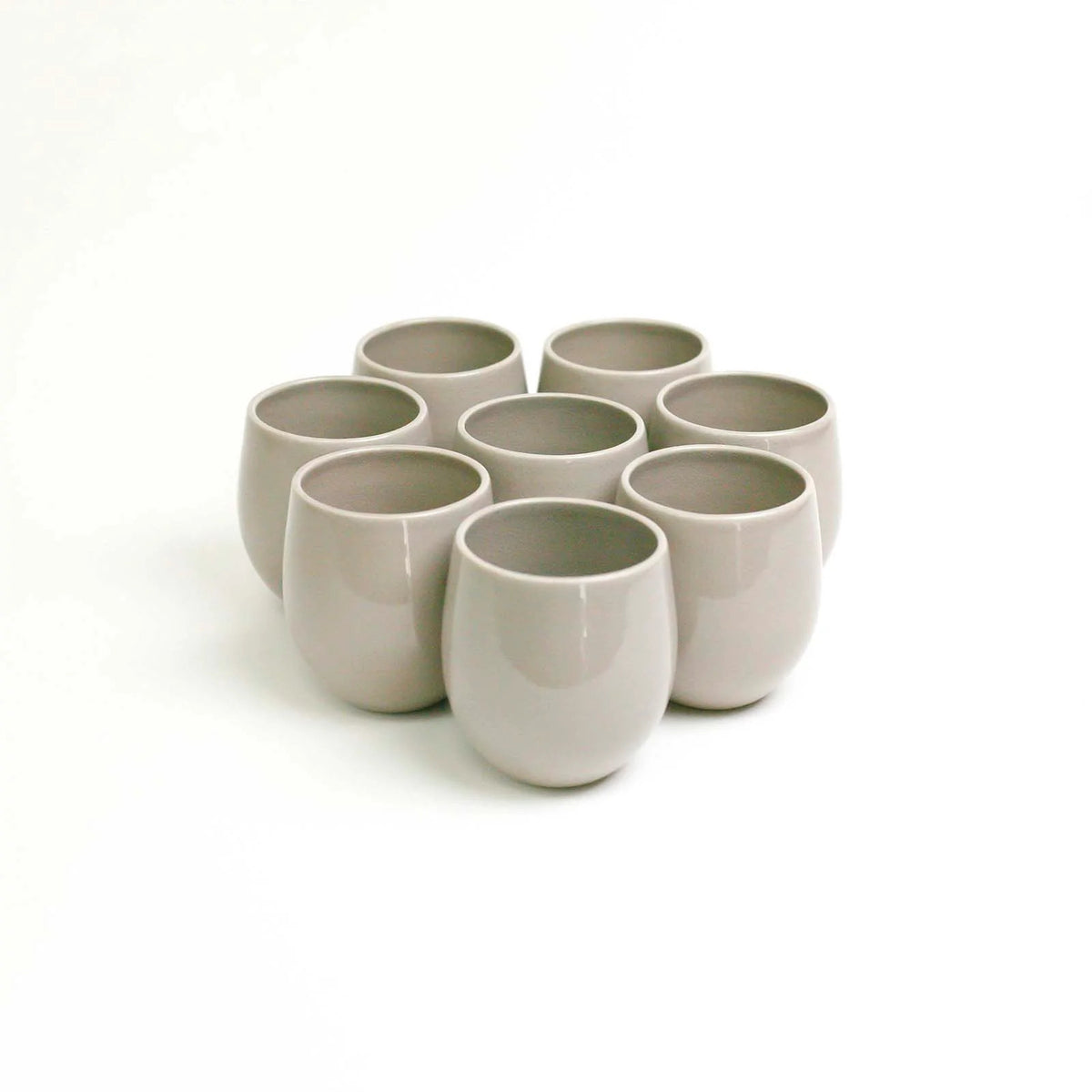 Lifestyle Details - Large Goblet Stemless Wine Glasses in Lilac - Set of 8