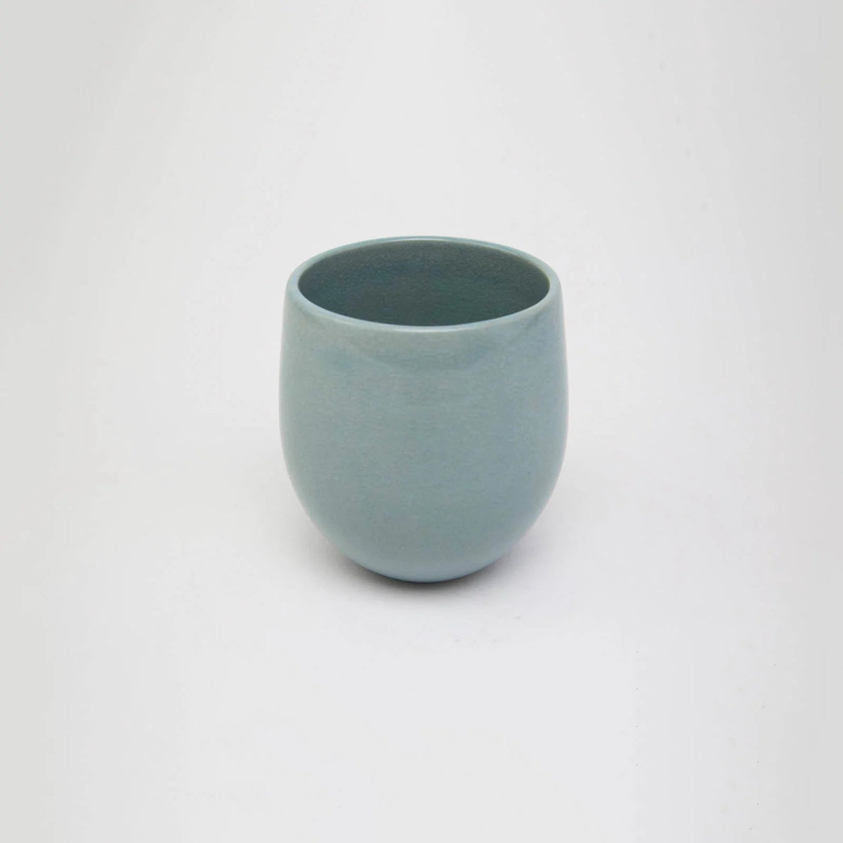 Lifestyle Details - Large Goblet Stemless Wine Glasses in Pale Jade - Set of 1