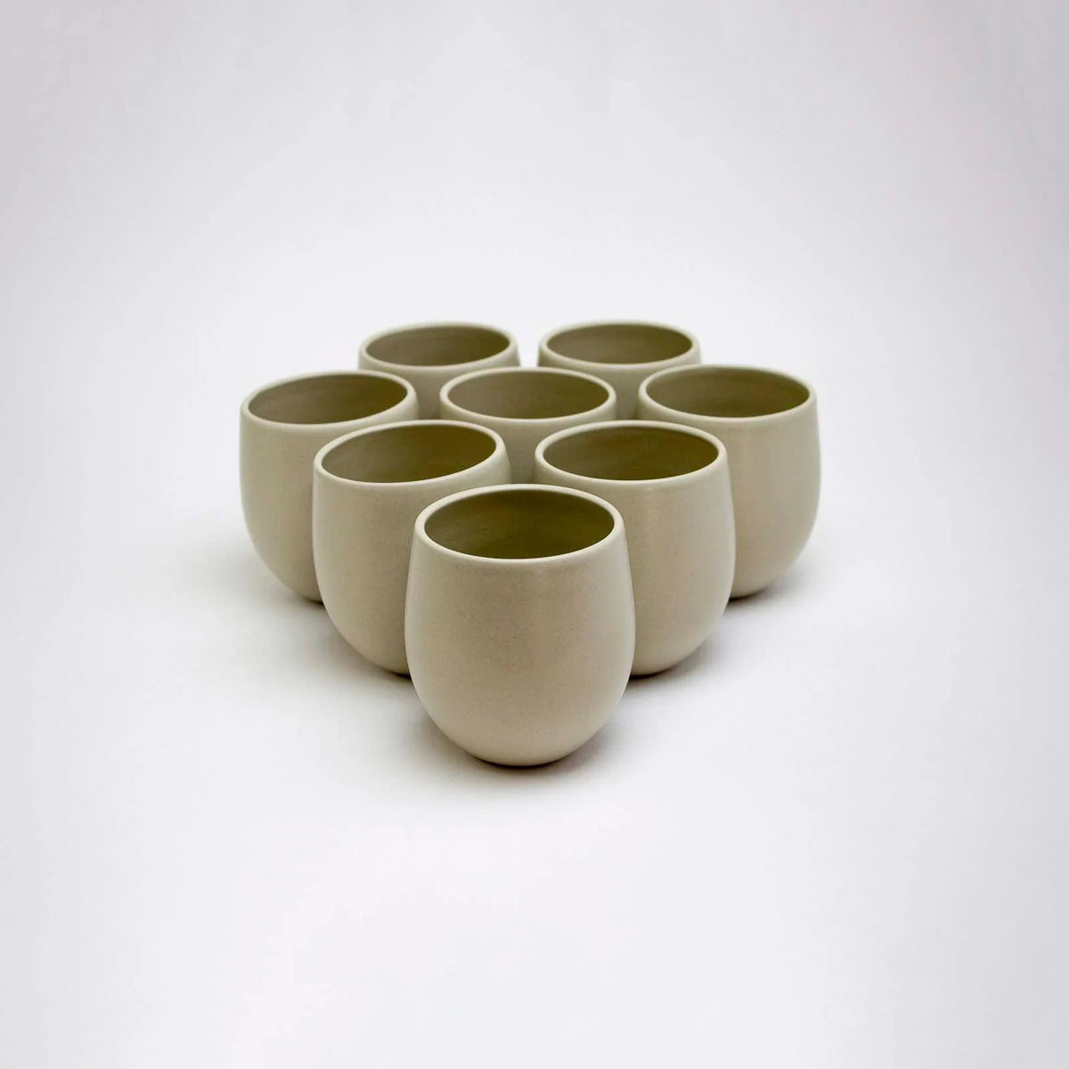 Lifestyle Details - Large Goblet Stemless Wine Glasses in Pita - Set of 8