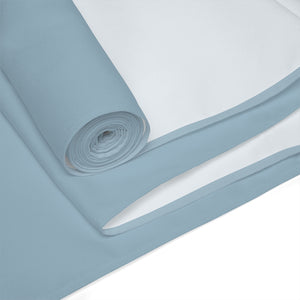 Lifestyle Details - Polyester Table Runner - Blue Grey - Back View
