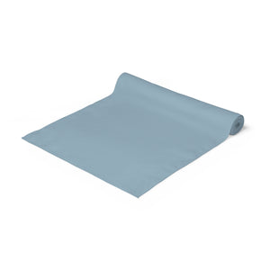 Lifestyle Details - Polyester Table Runner - Blue Grey - Rolled Up