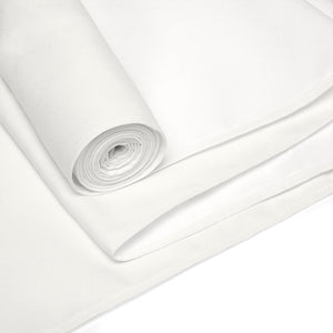 Lifestyle Details - Polyester Table Runner - Cream - Back View