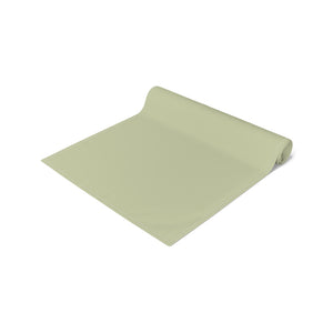 Lifestyle Details - Polyester Table Runner - Olive - Rolled Up