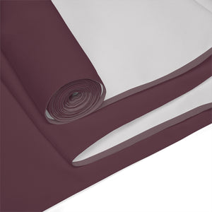 Lifestyle Details - Polyester Table Runner - Plum - Back View