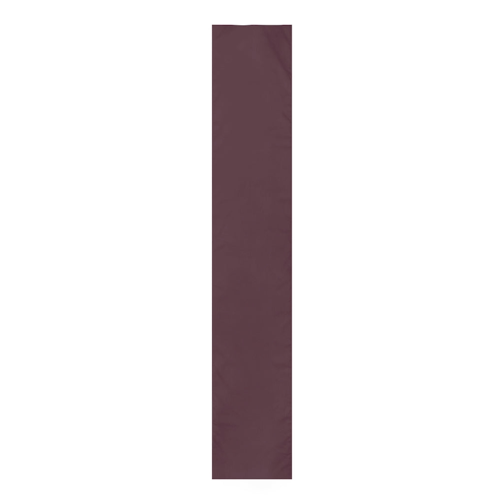 Lifestyle Details - Polyester Table Runner - Plum - Front View