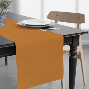 Lifestyle Details - Polyester Table Runner - Terracotta - In Use