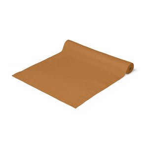 Lifestyle Details - Polyester Table Runner - Terracotta - Rolled Up