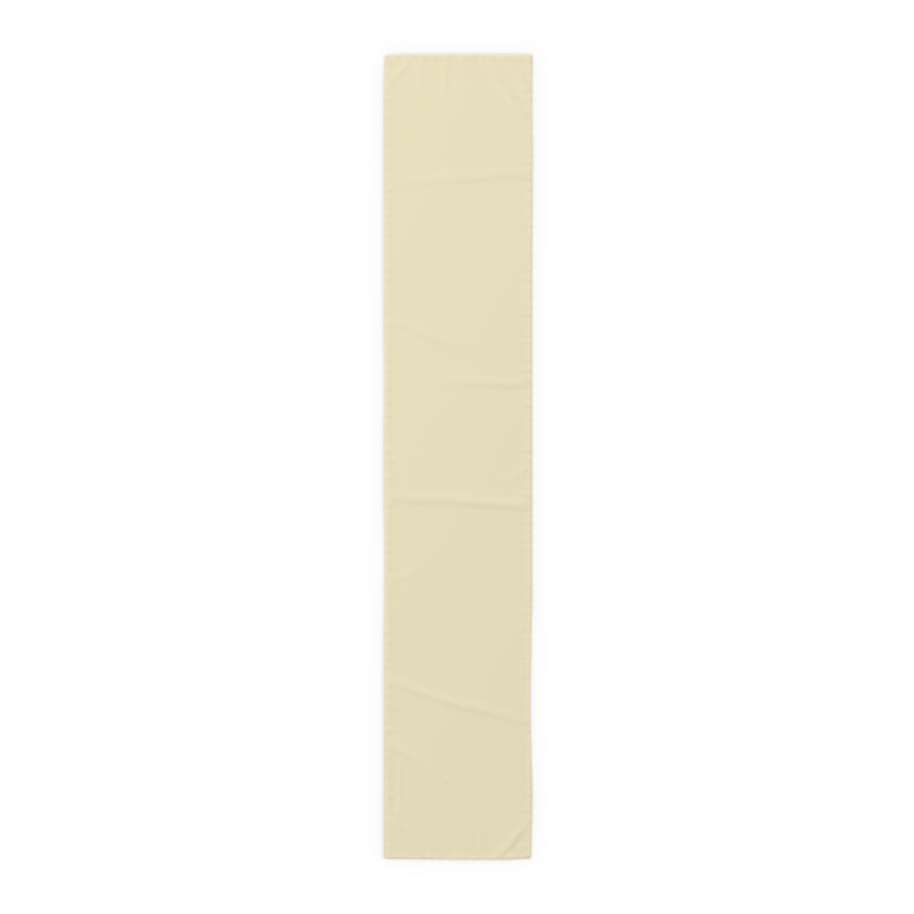 Lifestyle Details - Polyester Table Runner - Wheat - Front View