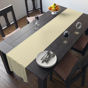 Lifestyle Details - Polyester Table Runner - Wheat - In Use