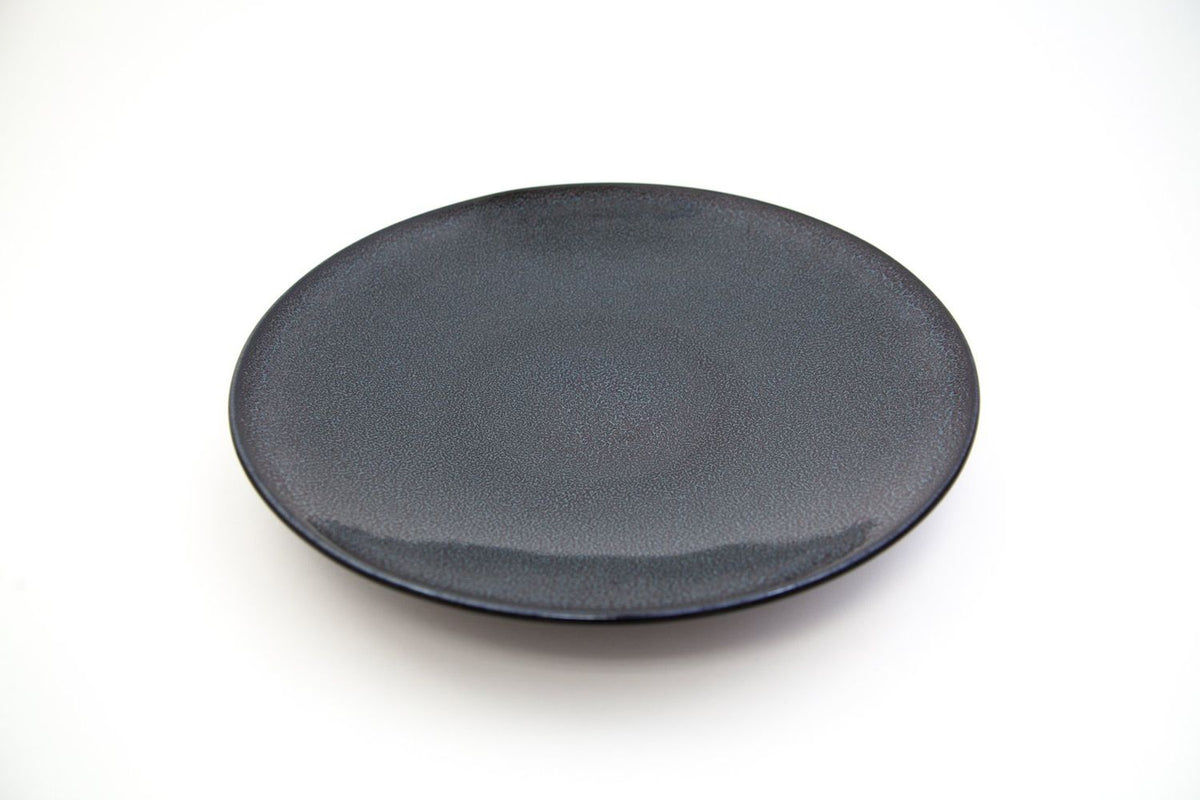 Lifestyle Details - Presentation Stoneware Plates in Old Silver