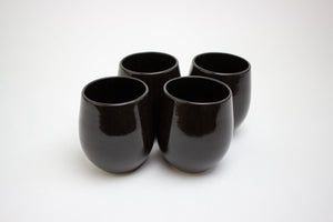 Lifestyle Details - Regular Goblet Stemless Wine Glasses in Onyx - Set of 4
