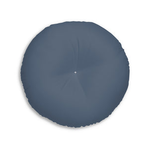 Lifestyle Details - Round Tufted Floor Pillow - Seaworthy - Large - Back View