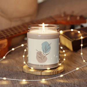 Lifestyle Details - Sepia Leaves Scented Soy Wax Candle - In Use