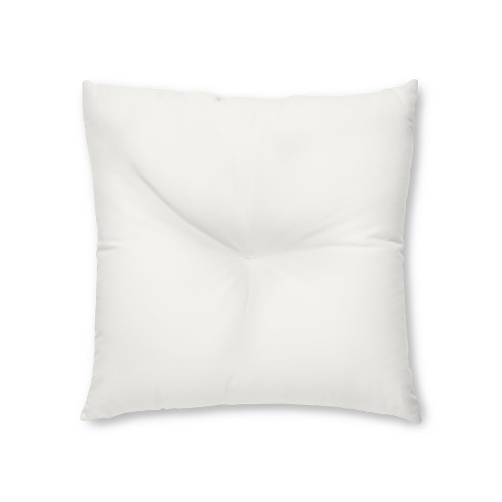 Lifestyle Details - Square Tufted Floor Pillow - Cream - Small - Front View