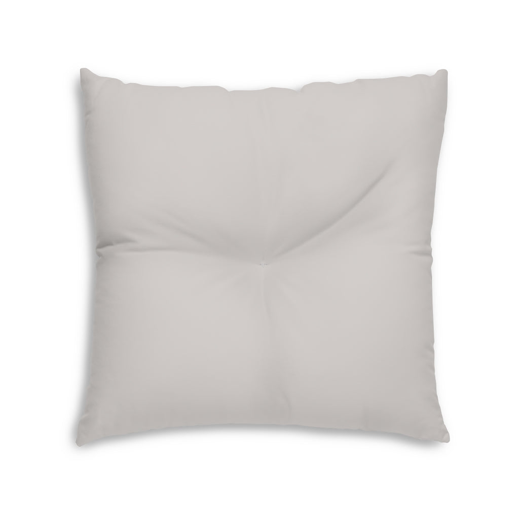Square Tufted Floor Pillow - Dove